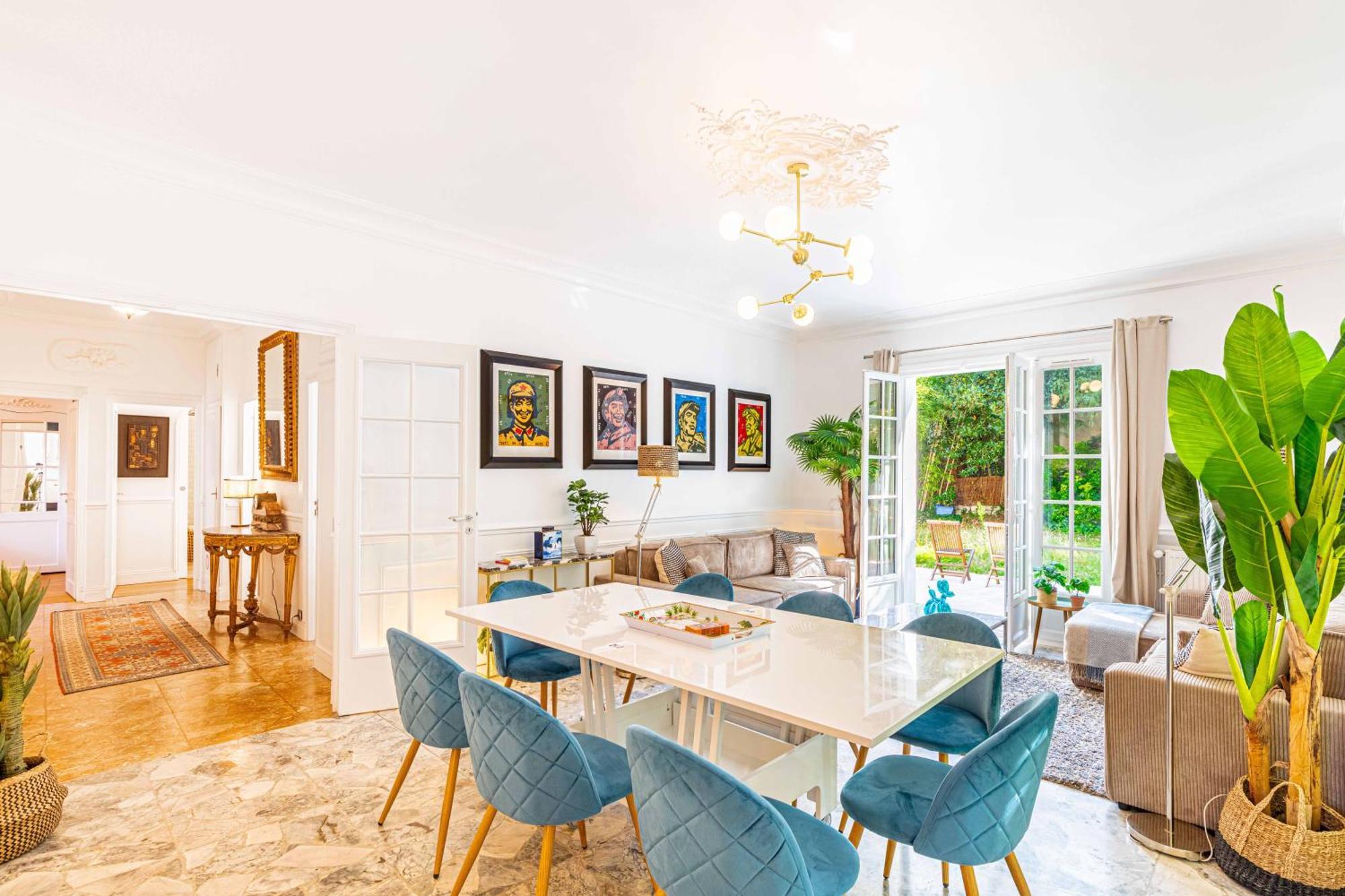 Grand & Classy Apartment With Private Garden, Villa Des Ammonites Meudon Luaran gambar
