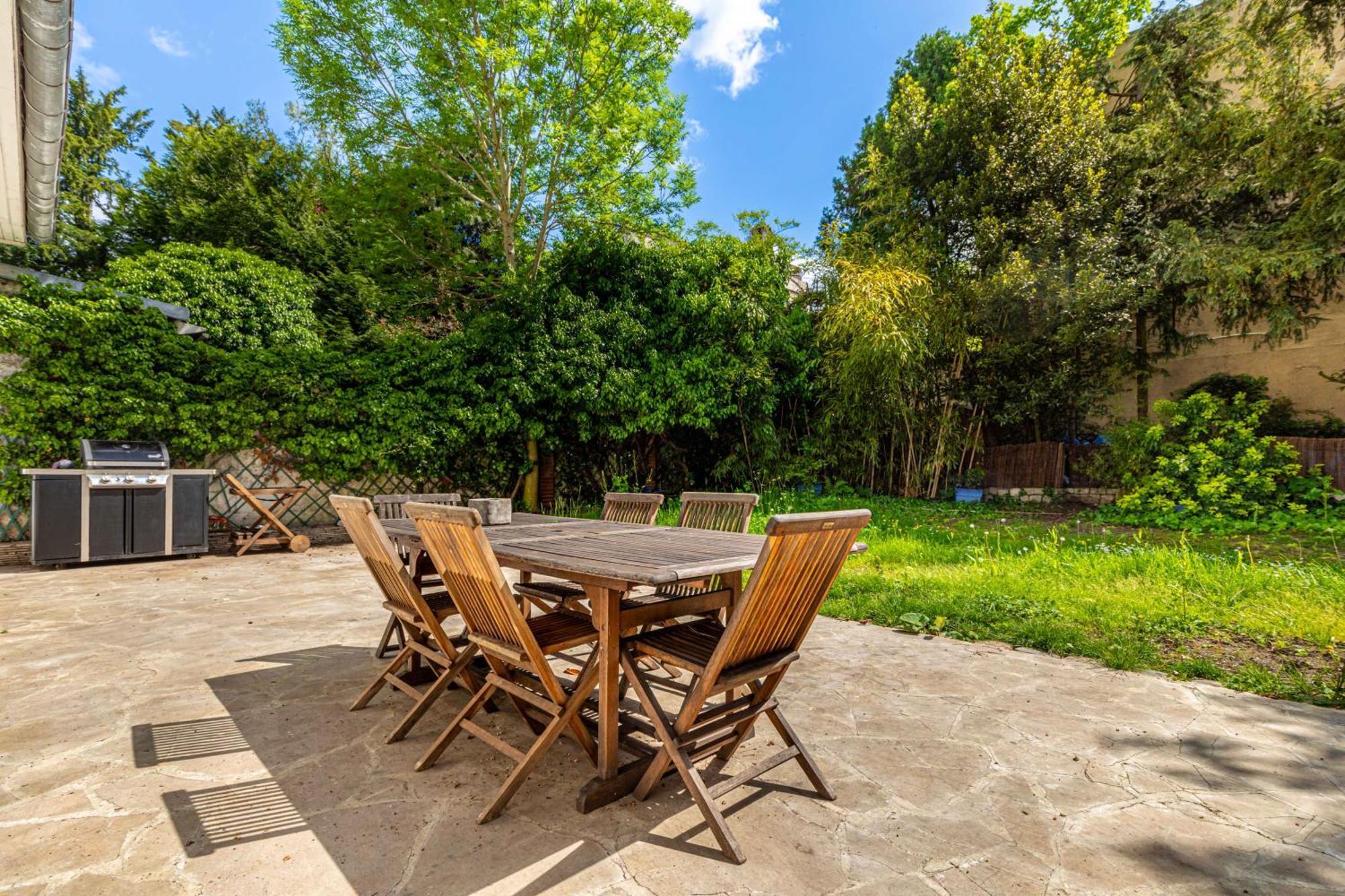 Grand & Classy Apartment With Private Garden, Villa Des Ammonites Meudon Luaran gambar